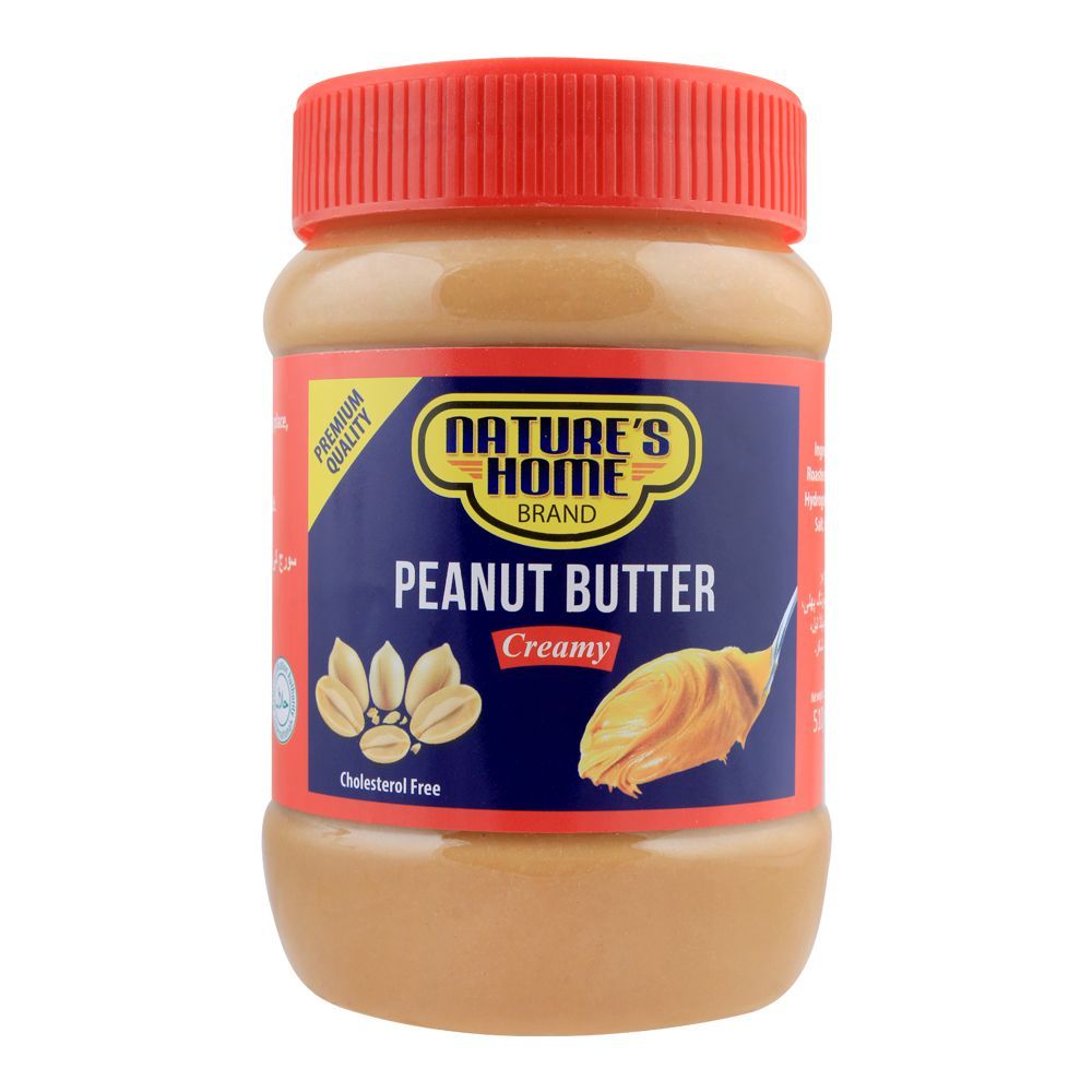 Nature's Home Peanut Butter Creamy 510 gm - Lahore Basket