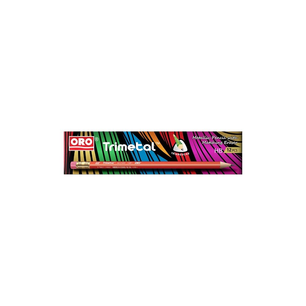 Oro Trimetal Lead Pencils Pack of 12 - Lahore Basket