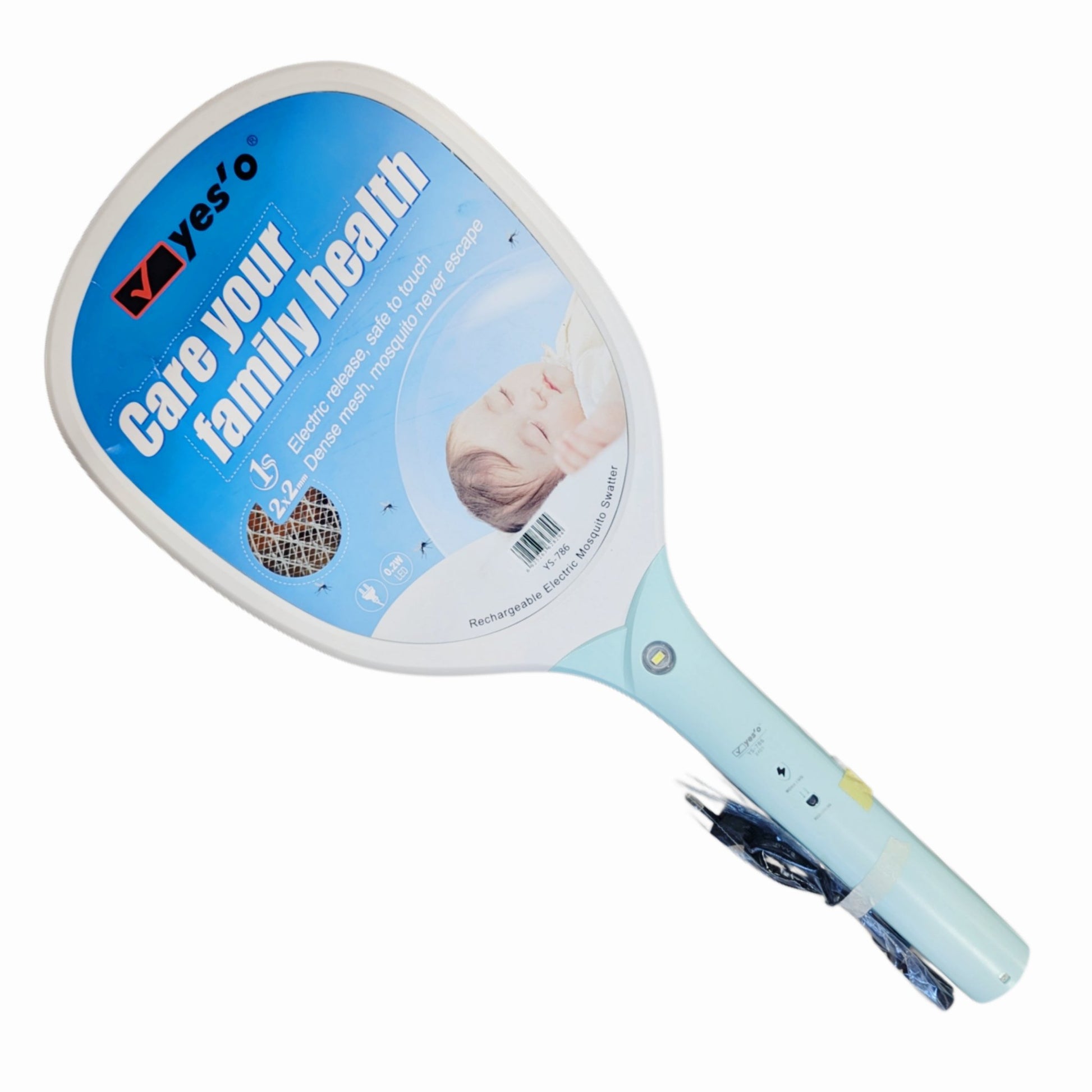 Rechargeable Electric Mosquito Swatter 1 Pcs - Lahore Basket