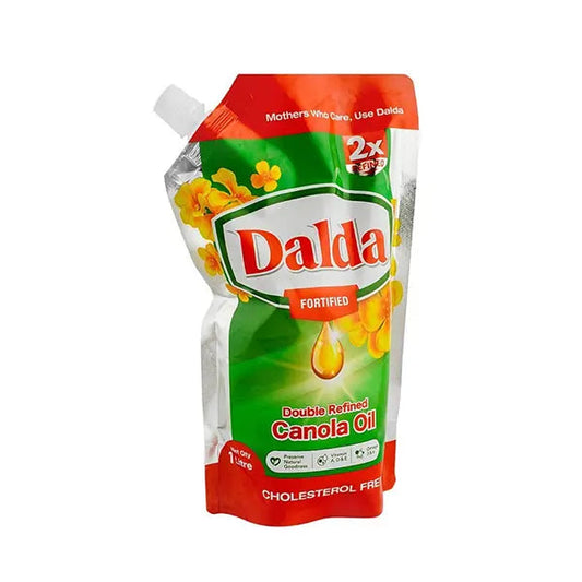 Dalda Fortified Double Refined Canola Oil 1 Ltr Pouch
