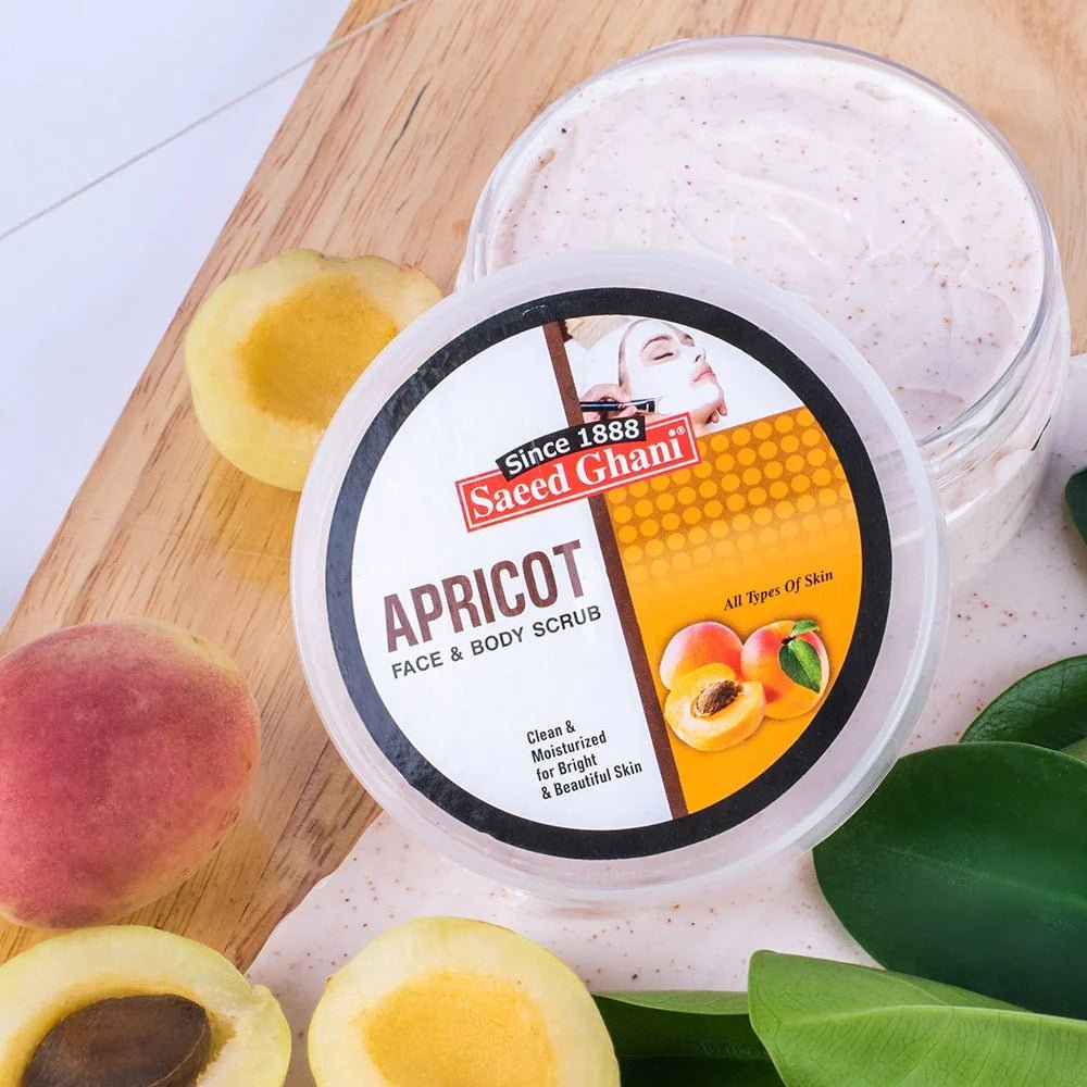 Saeed Ghani Apricot Scrub Jar 180 gm - Lahore Basket