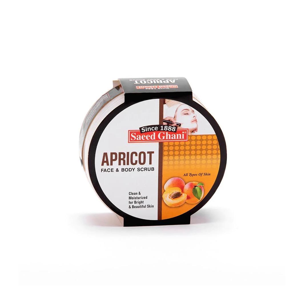 Saeed Ghani Apricot Scrub Jar 180 gm - Lahore Basket