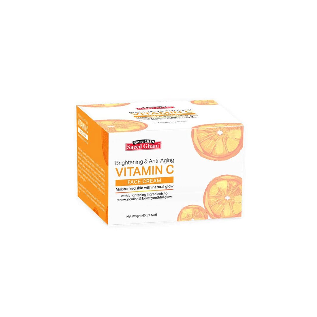 Saeed Ghani Brightning & Anti Aging Vitamin C Face Cream 60 gm - Lahore Basket