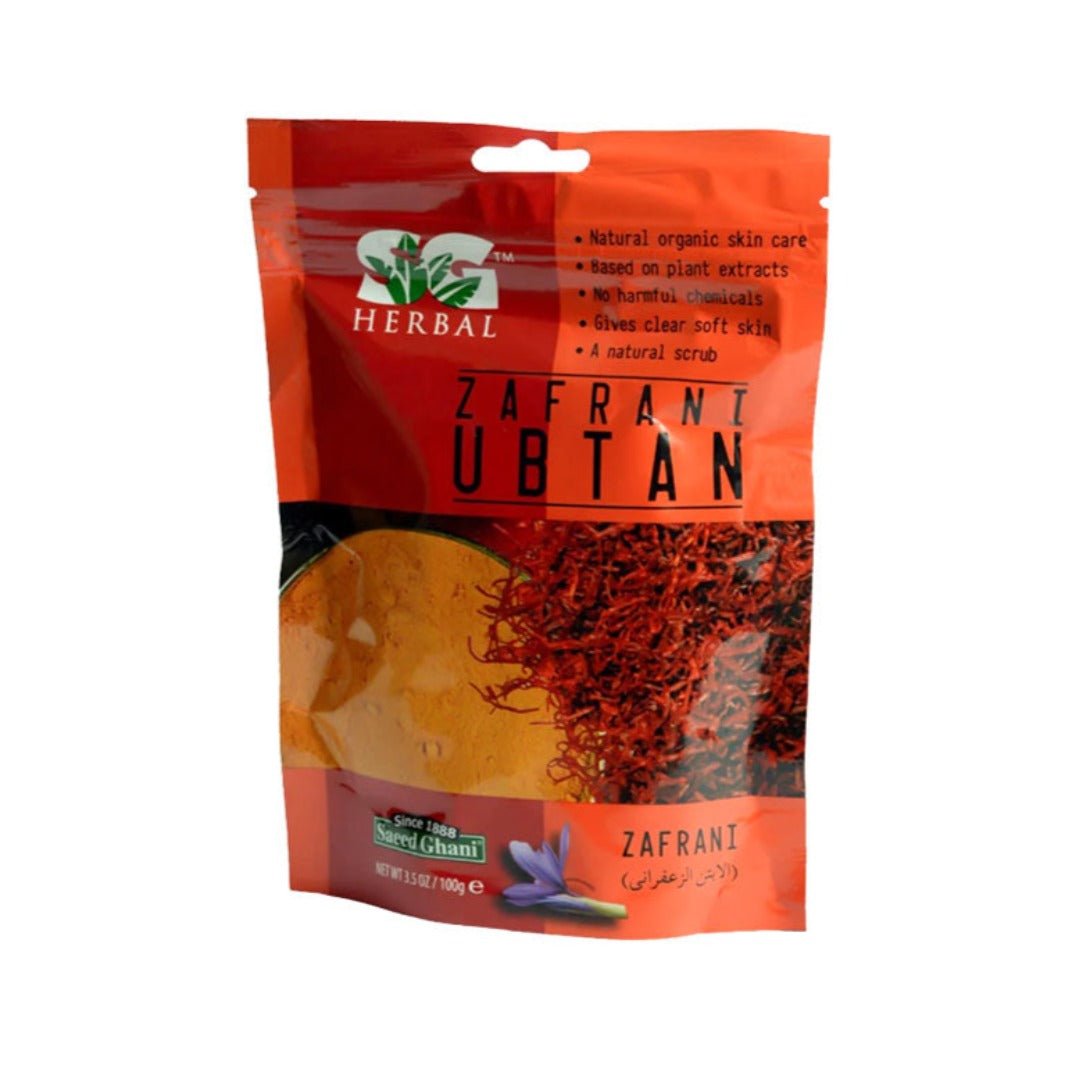 Saeed Ghani Zafrani Ubtan Pouch 100 gm - Lahore Basket