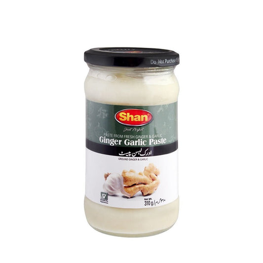 Shan Ginger Garlic Paste, Bottle 310 gm - Lahore Basket