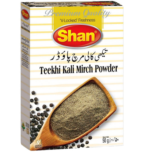 Shan Teekhi Kali Mirch Powder 25 gm - Lahore Basket