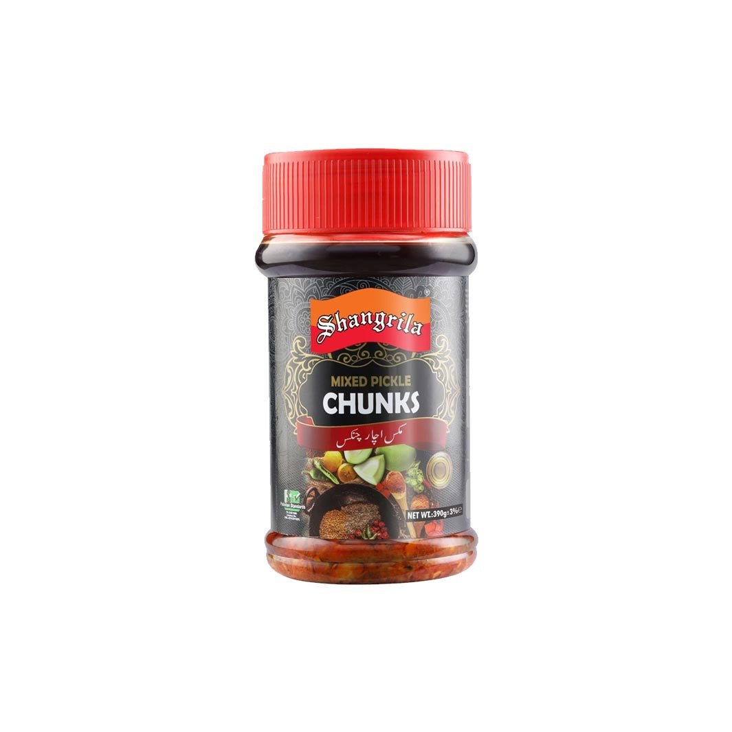 Shangrila Mixed Pickle Chunks 390 gm - Lahore Basket