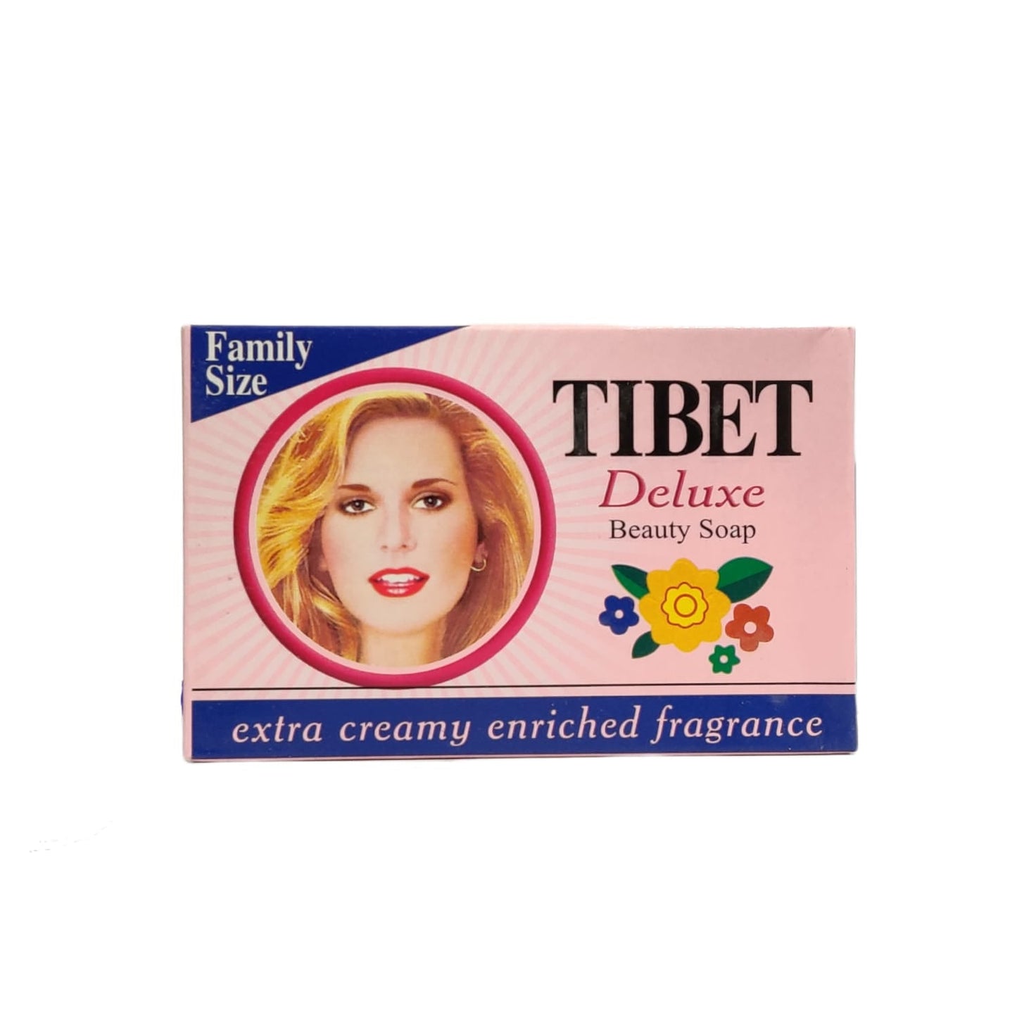 Tibet Deluxe Beauty Soap Pink Family Size 125 gm - Lahore Basket