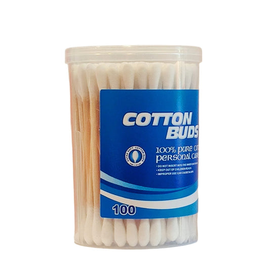 Top Tip's Wodden Cotton Buds Jar Medium - Lahore Basket