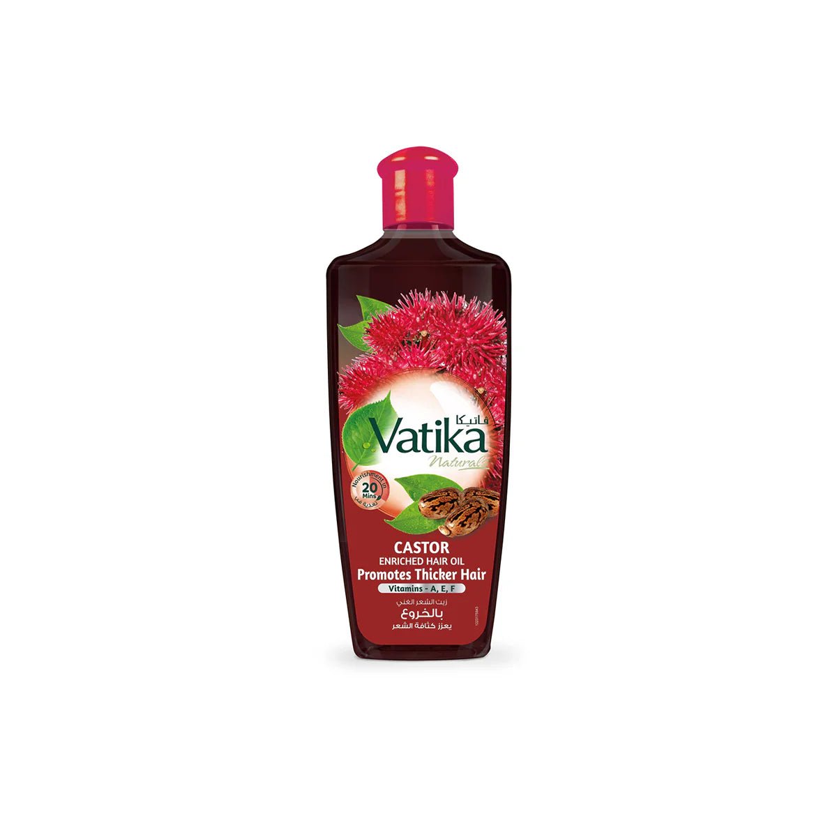 Vatika Castor Promotes Thicker Hair Oil 100 ml - Lahore Basket