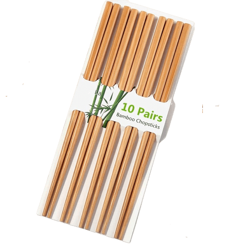 Wooden Chopsticks 10 Pcs - Lahore Basket