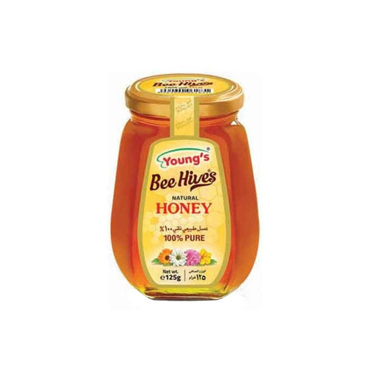 Young’s Natural Honey 125 gm Glass Jar - Lahore Basket