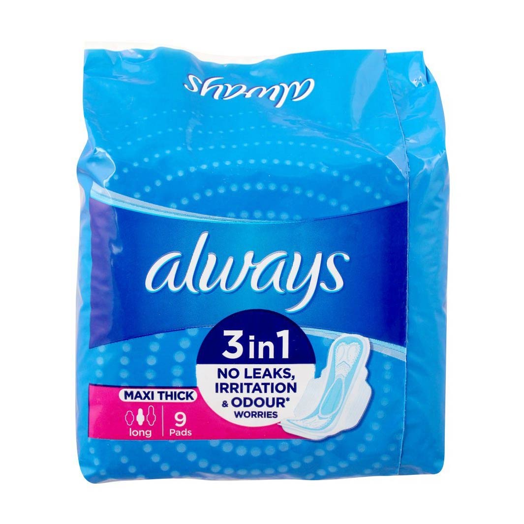 Always Maxi Thick  Long 9 Pads