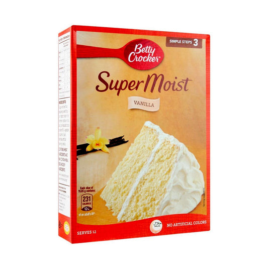 Betty Crocker Cake Mix Vanilla Super Moist 500 gm