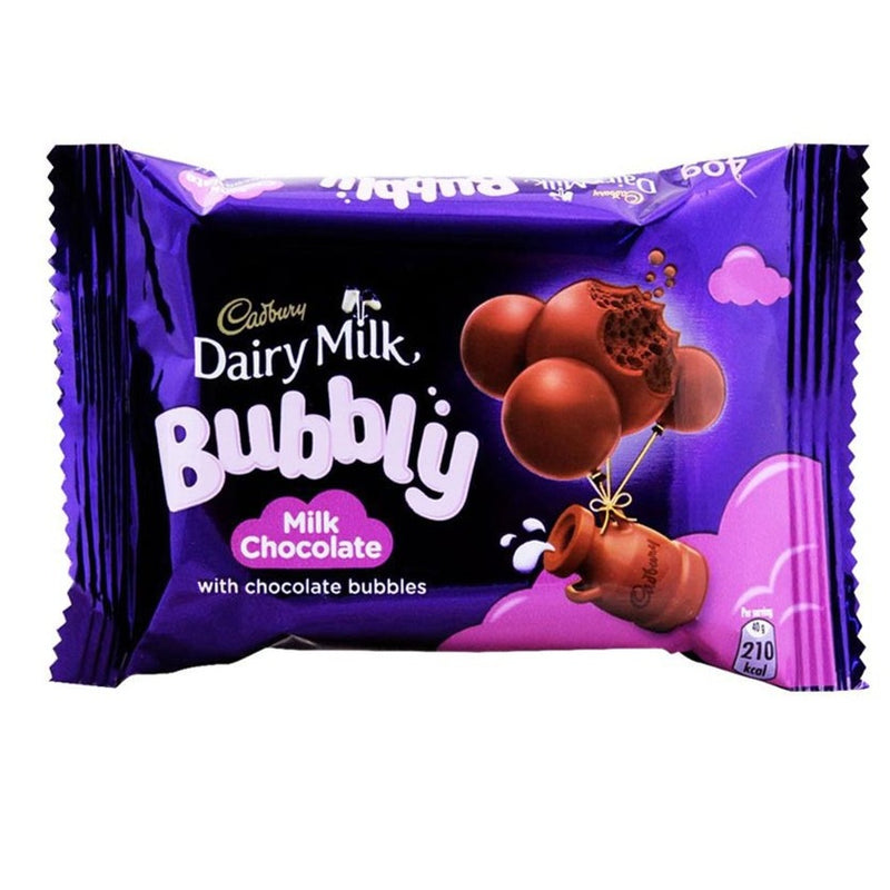 Cadbury Dairy Milk Bubbly Milk Chocolate 40 gm