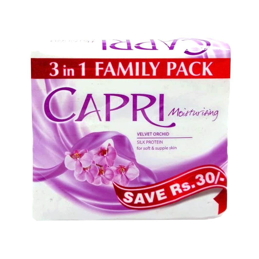 Capri Moisturizing Velvet Orchid Purple Soap 3 in 1