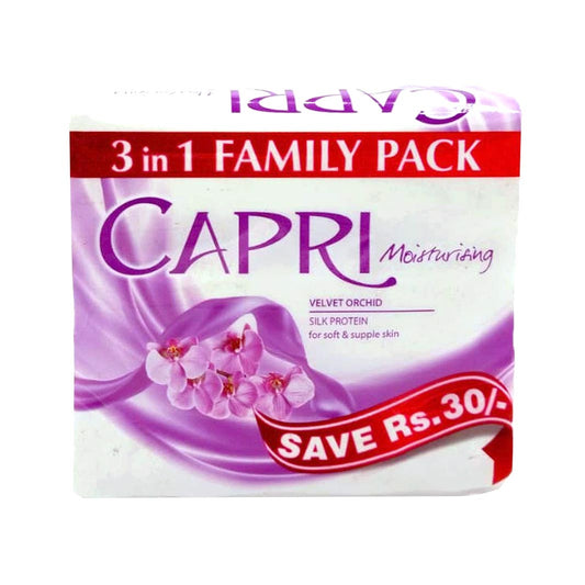 Capri Moisturizing Velvet Orchid Purple Soap 3 in 1