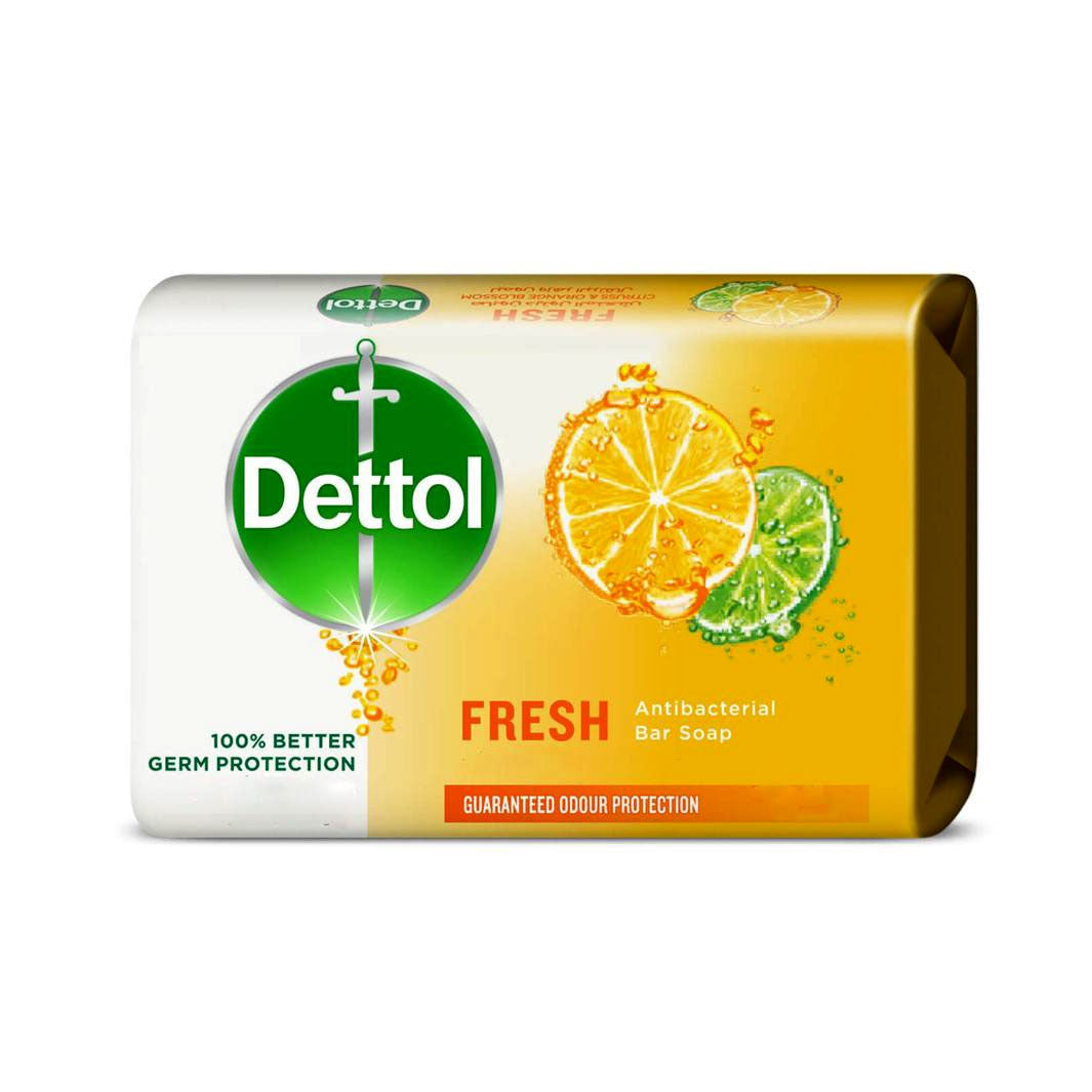 Dettol Soap Fresh Lemon Anti bacterial 110 gm