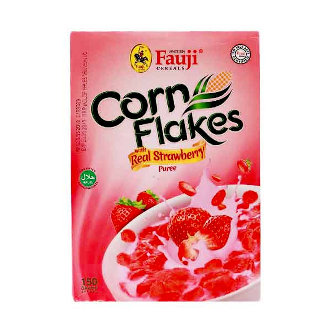 Fauji Corn Flakes Strawberry 150 gm