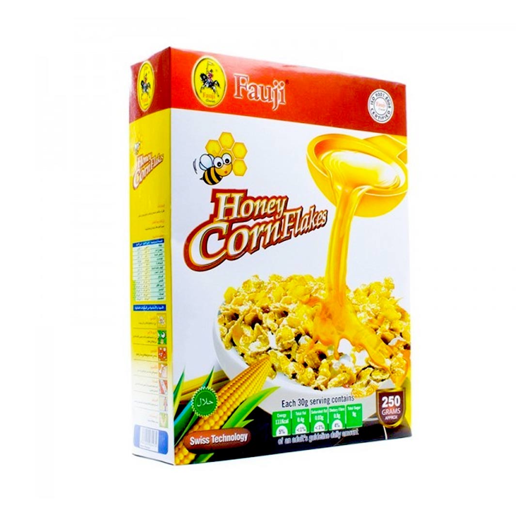Fauji Honey Corn Flakes 250 gm