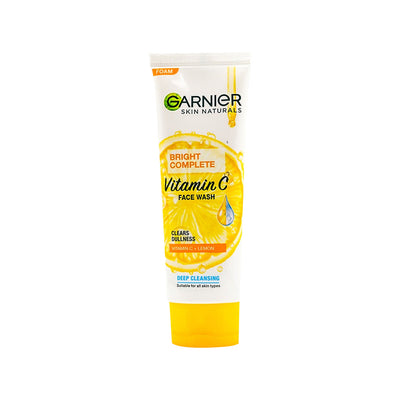 Garnier Bright Complete Vitamin C Face Wash With Lemon Extracts, Fights Dullness 100 ml