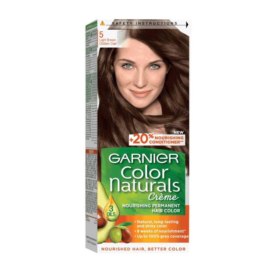 Garnier Color Naturals Permanent 5 Natural Light Brown Hair Color