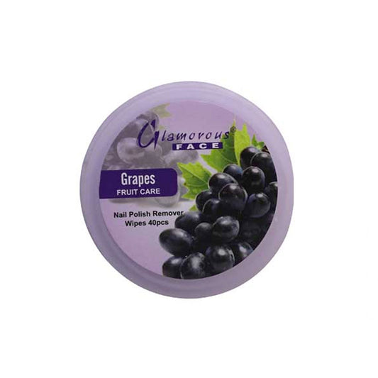 Glamorous Face Nail Remover Wipes Grapes