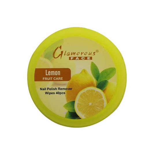 Glamorous Face Nail Remover Wipes Lemon