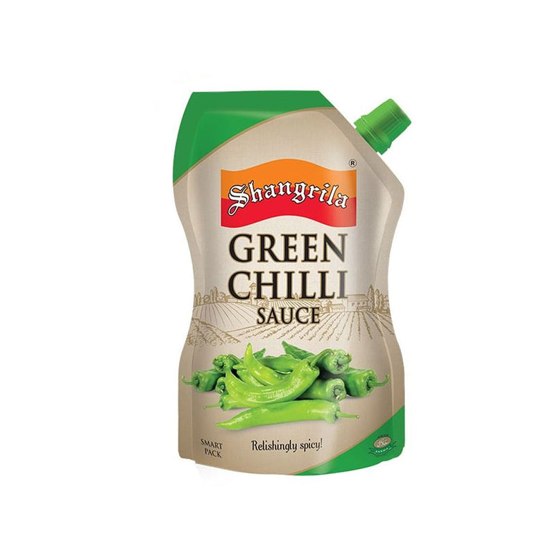 Shangrila Green Chilli Sauce Smart Pack 400 gm