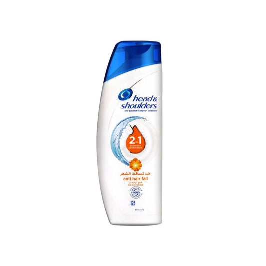 Head & Shoulders Anti-Hairfall 2-In-1 Anti-Dandruff Shampoo + Conditioner, 190 ml