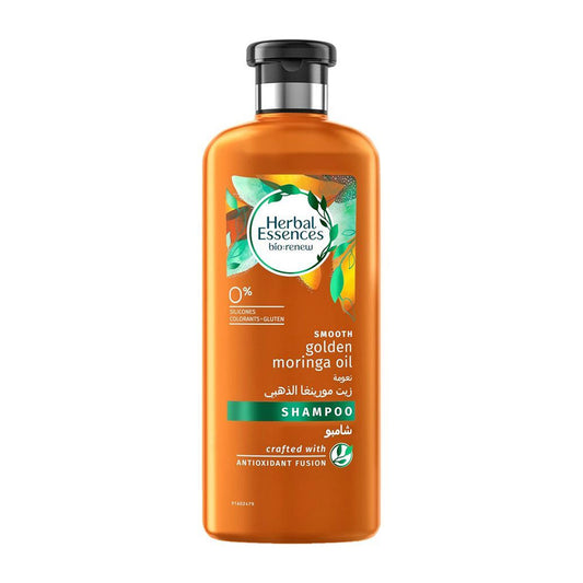 Herbal Essences Smooth Golden Moringa Oil Shampoo, 400ml (Imported)