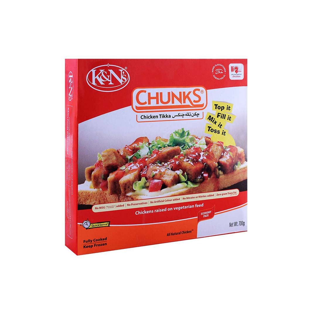 K&N's Chicken Tikka Chunks 700 gm