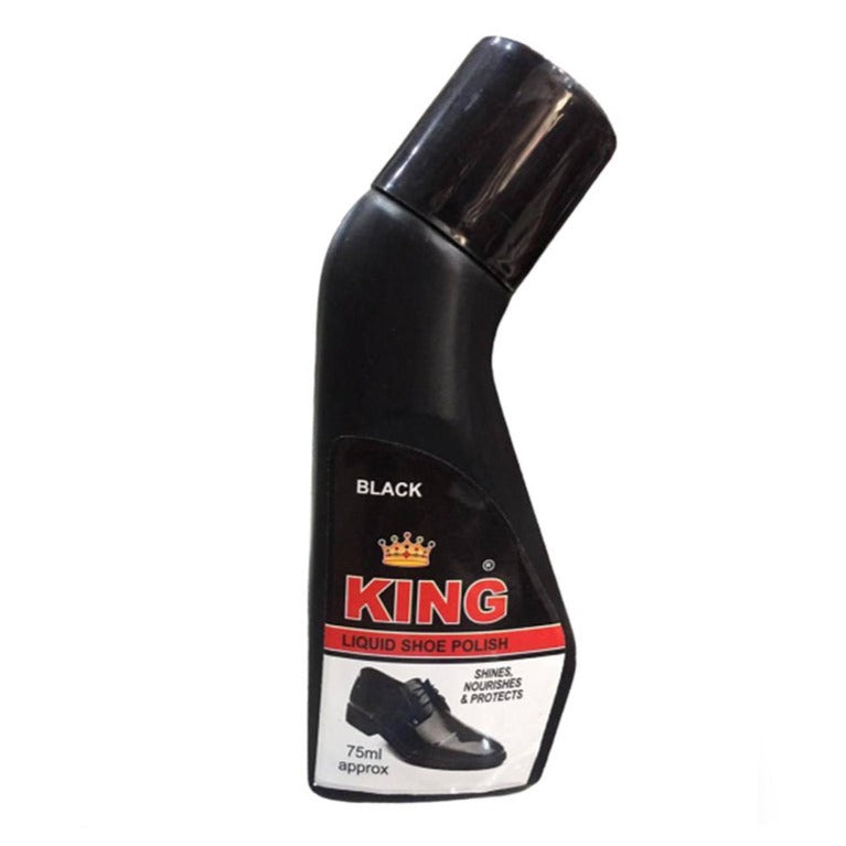 King Black Liquid Shoe Polish 75 ml