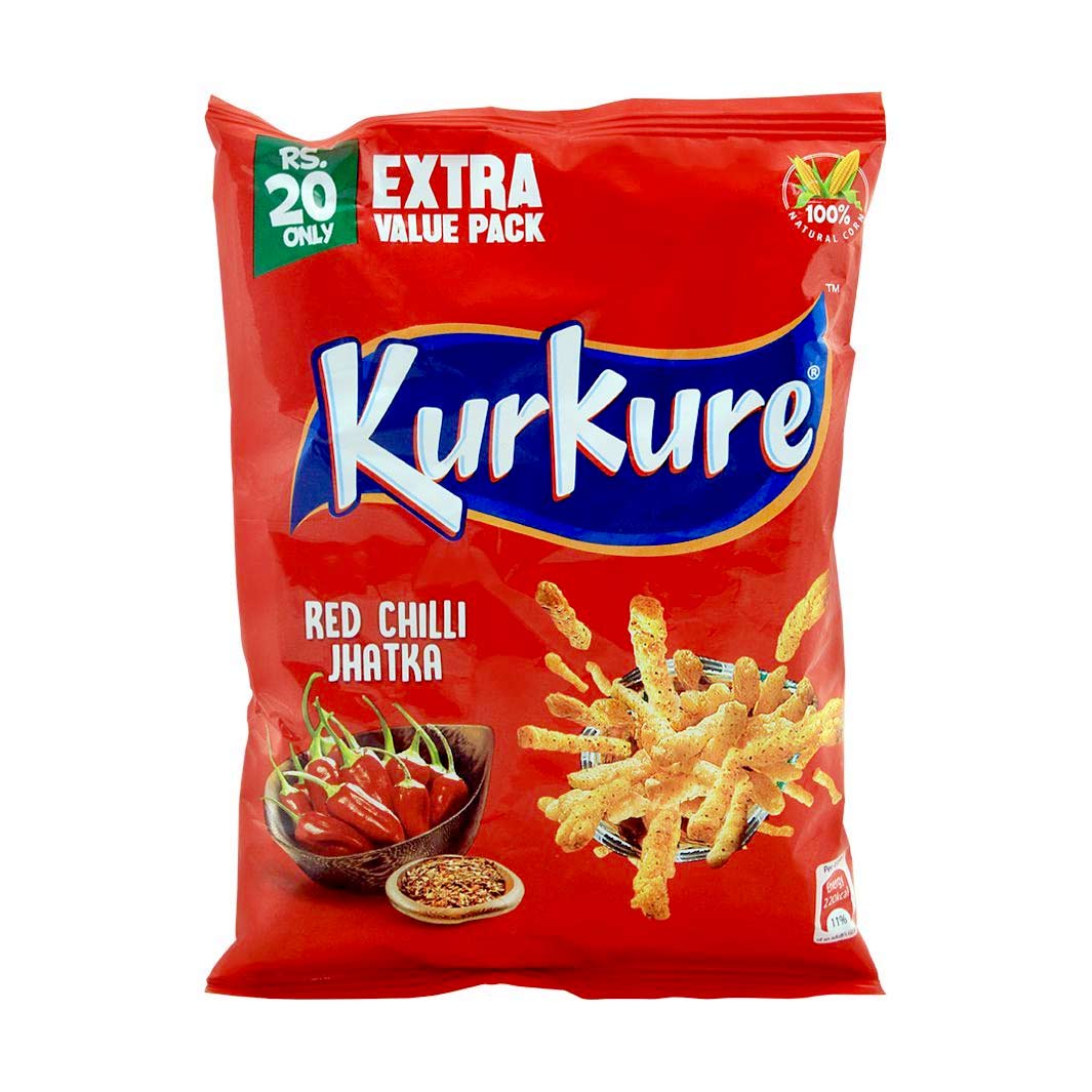 Kurkure Chilli Jhatka Extra Value Pack 21 gm