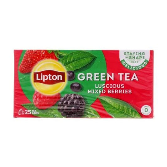 Lipton Green Tea Luscious Mixed Berries Tea Bag 25 Pcs