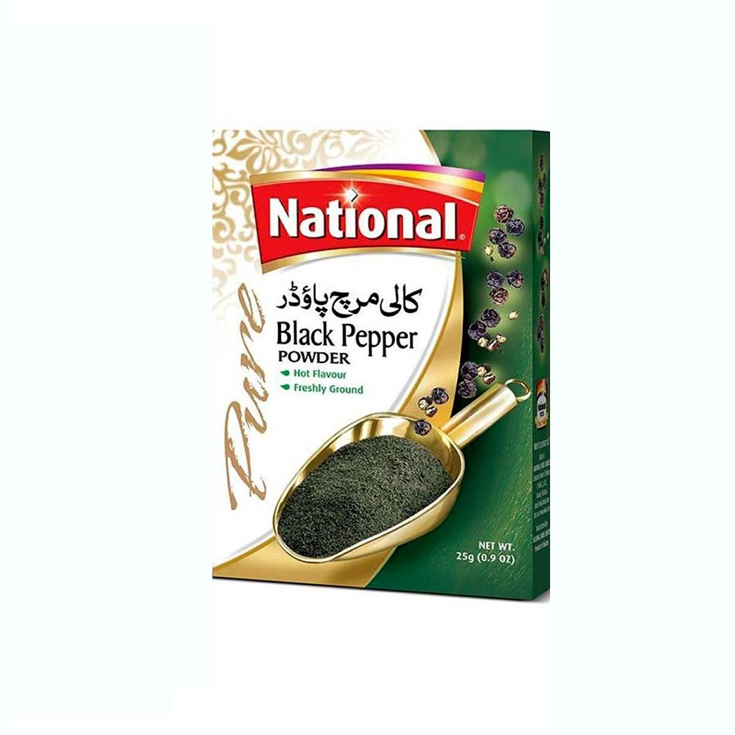 National Black Pepper Powder 25 gm