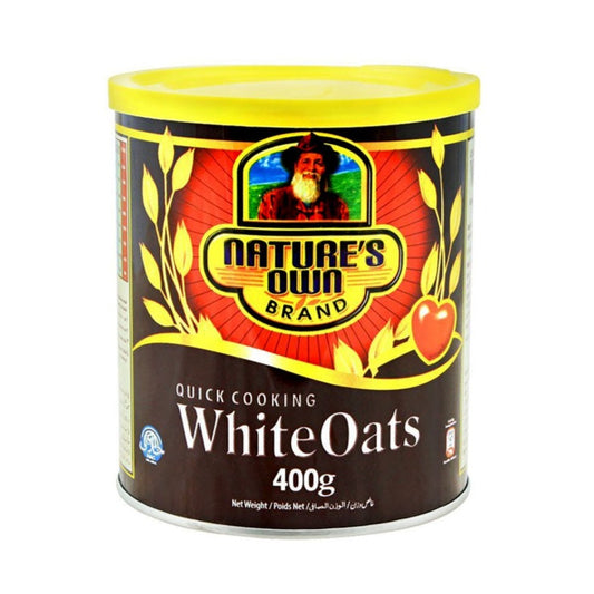 Nature's Own Quick Cooking White Oats Tin 400 gm
