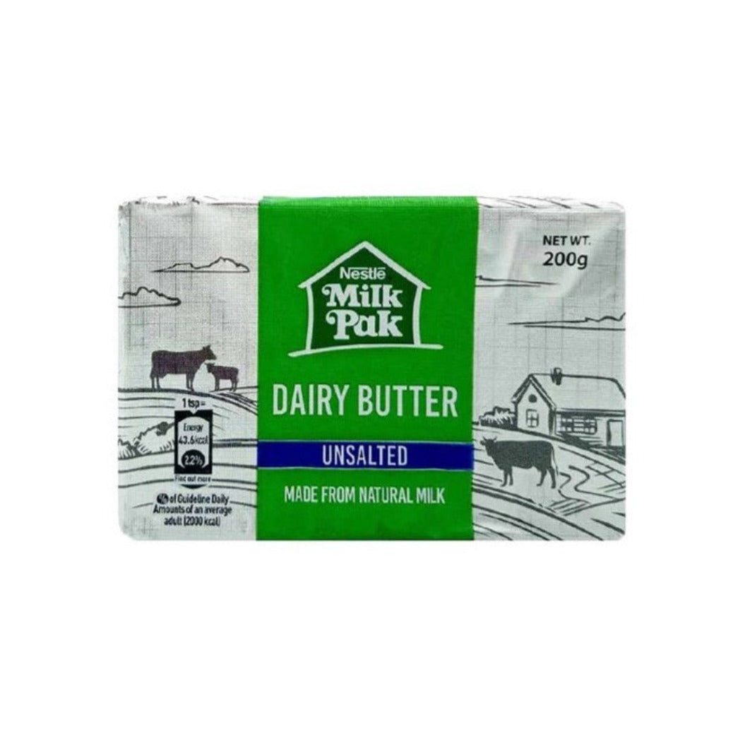 Nestle Milk Pak Unsalted Dairy Butter 200 gm