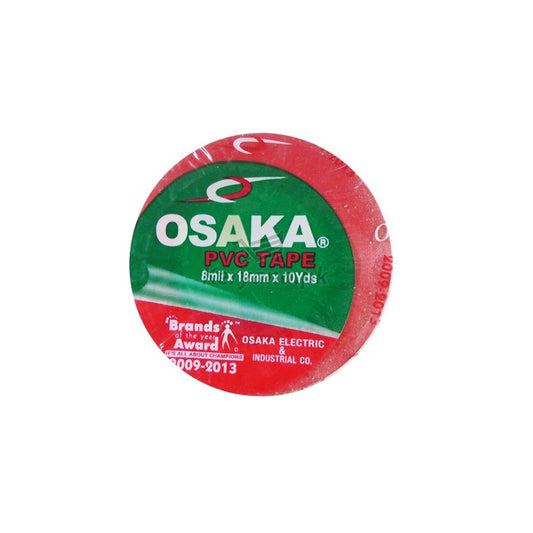 Osaka PVC Plastic Tape Red Color 10 Yard