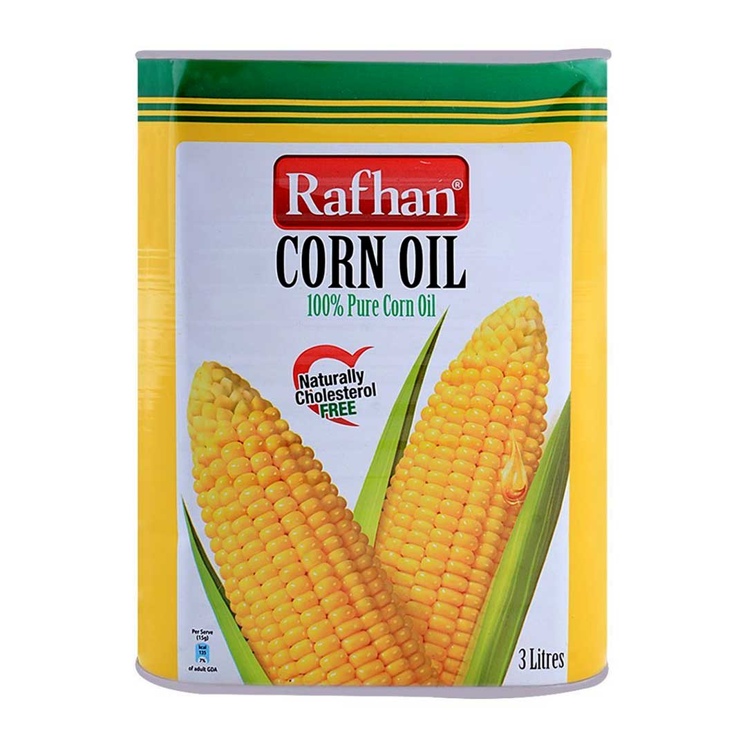 Rafhan Corn Oil 3 Ltr Tin