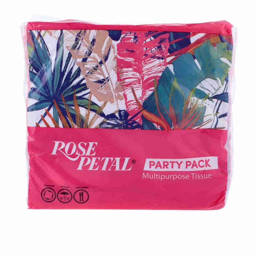 Rose Petal Multipurpose Tissue Party Pack Pink