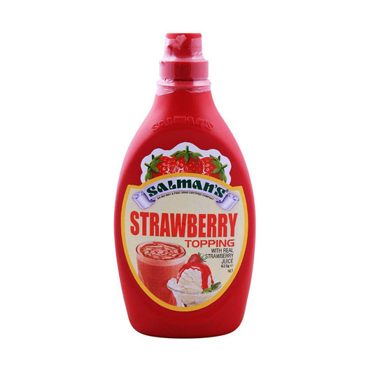 Salmans Strawberry Topping 623 gm