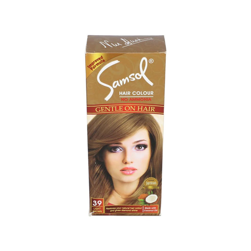 Samsol Hair Color No Ammonia 39 Light Brown