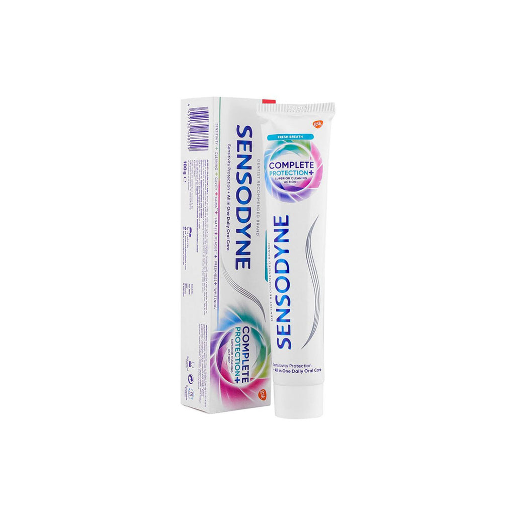 Sensodyne Complete Protection+ Fresh Breath, Superior Cleaning Action Toothpaste 100 gm