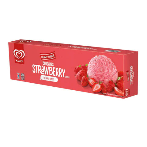 Wall's Blushing Strawberry Ice Cream 800 ml