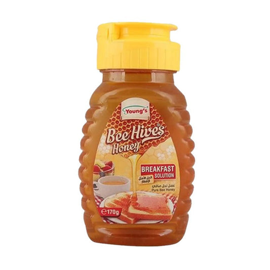 Young's Beehives Honey Squeeze Bottle 170 gm
