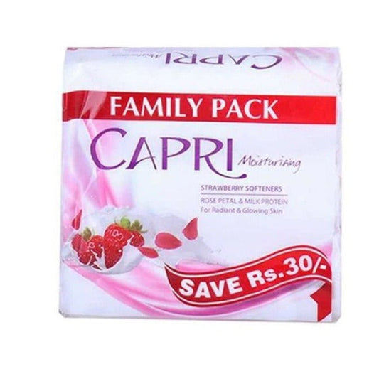 Capri Moisturising Strawberry Softners Soap 3 in 1 - Lahore Basket