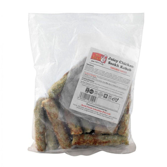 Mon Salwa Frozen Juicy Chicken Seekh Kabab 18 Pcs - Lahore Basket